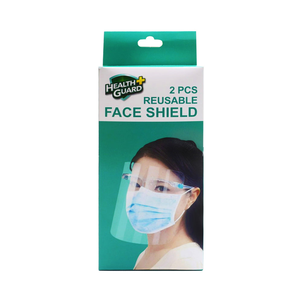 
                  
                    Health Guard Reusable Face Shield - One box (2 pcs of Face Shields per box)
                  
                