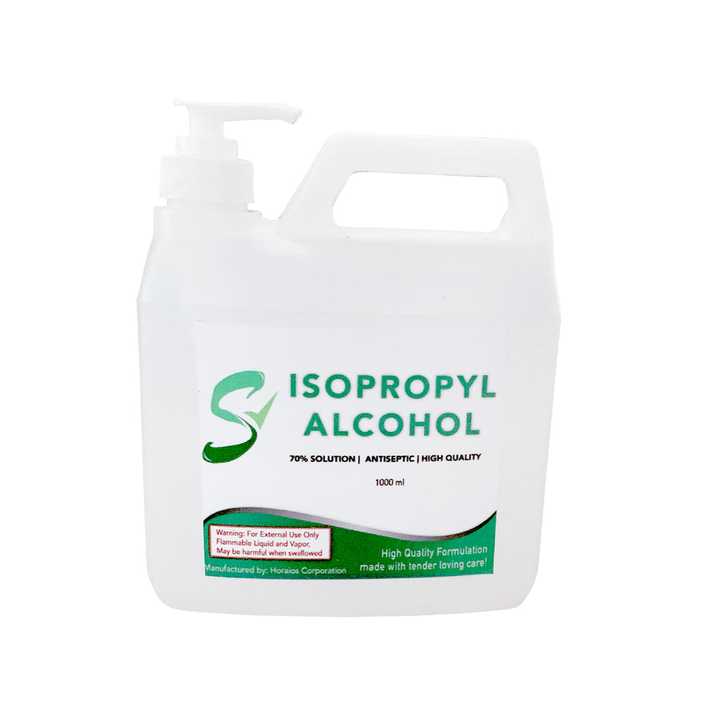 S 70% Isopropyl Alcohol 1 Liter - FDA Approved