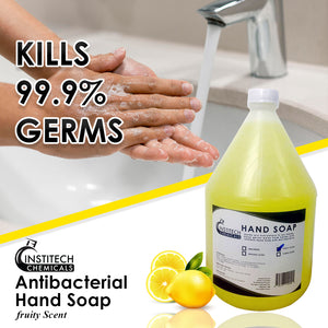
                  
                    Institech Antibacterial Hand Soap- 1 Gallon - 3.2L ( Fruity Scent )
                  
                