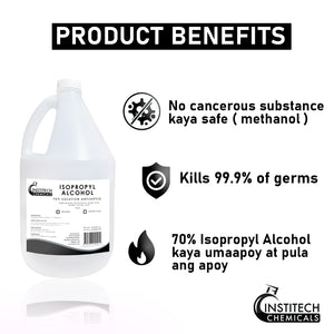 
                  
                    Institech Isopropyl Alcohol Gallon 3.2l Antiseptic Disinfectant
                  
                
